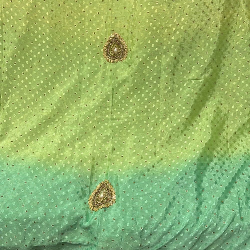 Saree dual color